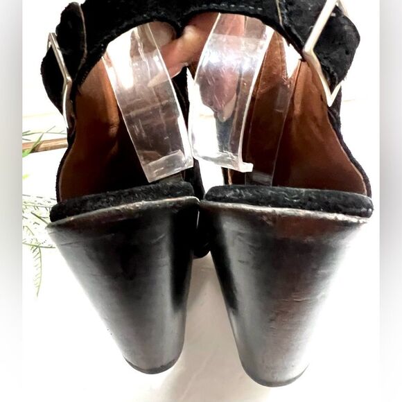 Frye Courtney Suede Slingback Heels - Picture 8 of 13